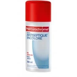 Mercurochrome Spray Antiseptique incolore 100ml