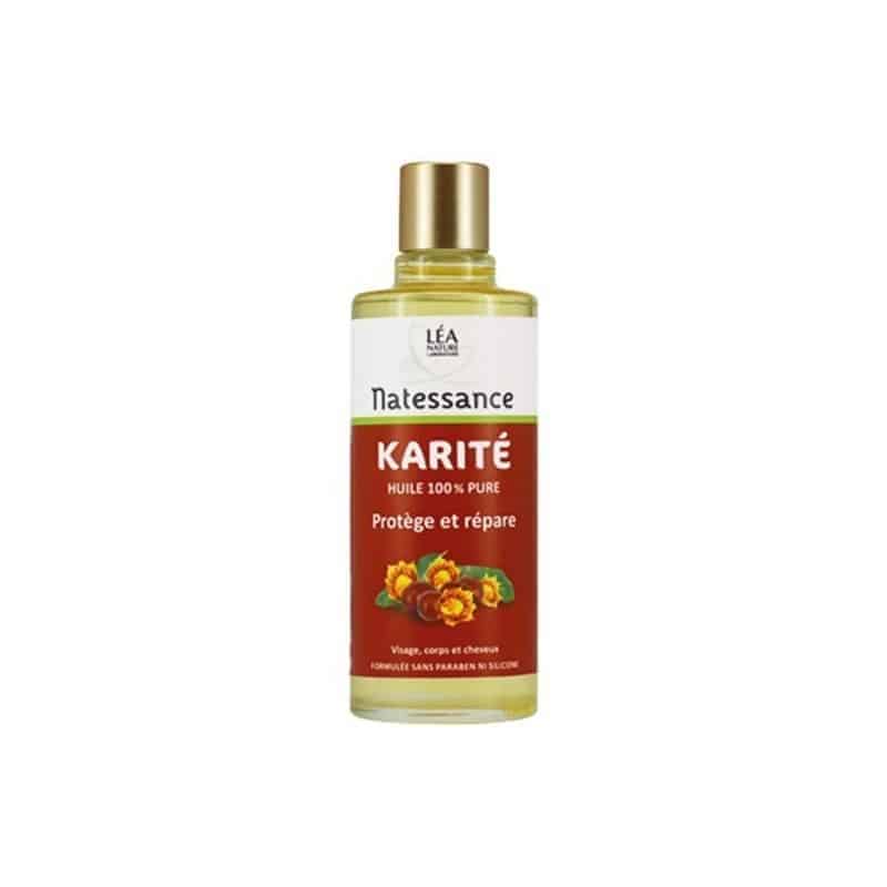 Natessance Karité Huile 100% Pure 100ml