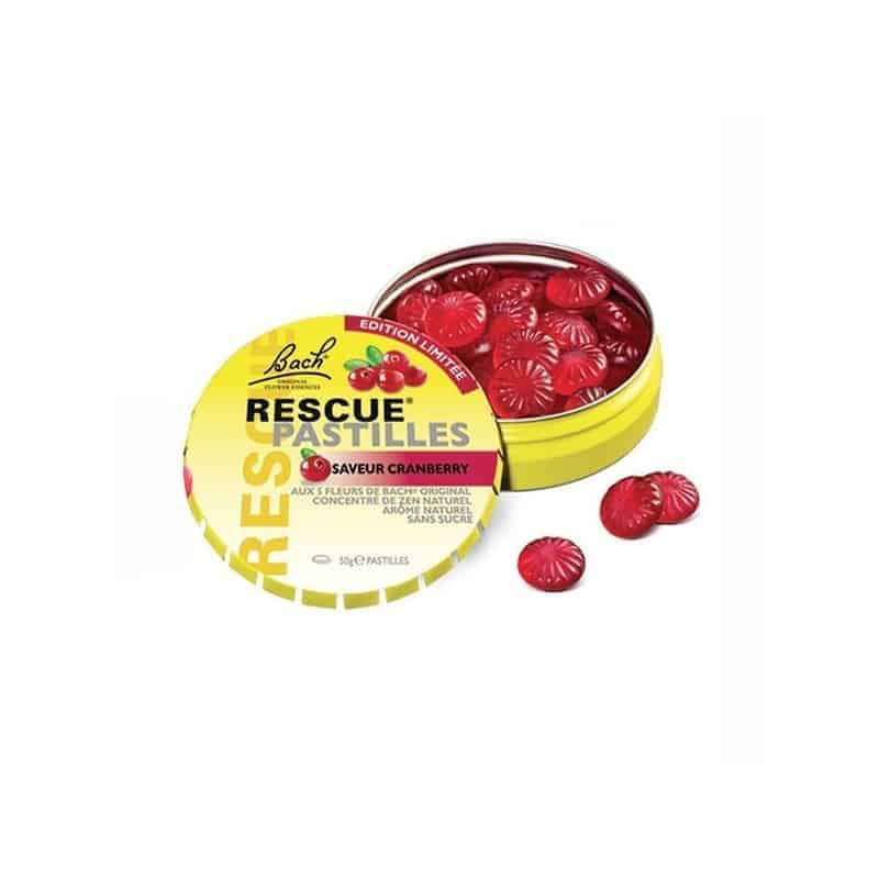 Rescue Pastilles Saveur Cranberry 50g
