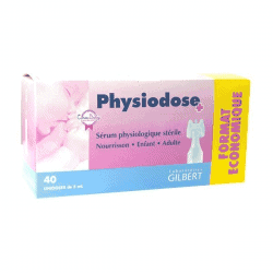 Physiodose Sérum Physiologique 40 unidoses de 5ml