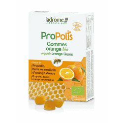 Ladrôme Propolis Gommes propolis et Orange Bio 45g