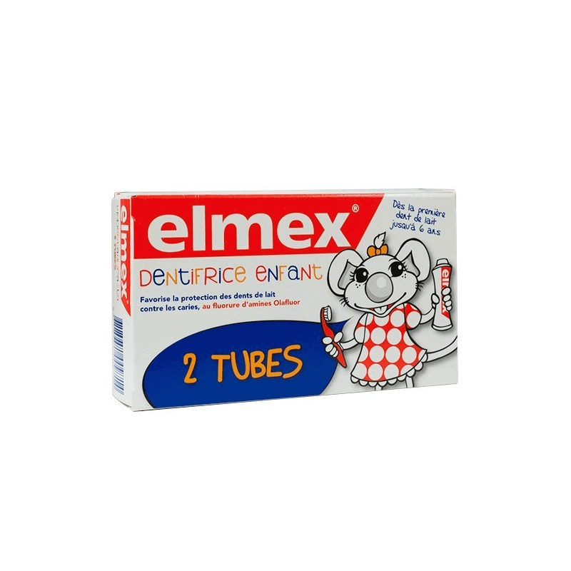 Elmex Dentifrice Enfant Lot de 2 x 50ml