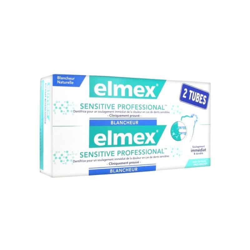 Elmex Sensitive Professional Dentifrice Blancheur Duo 2x75ml