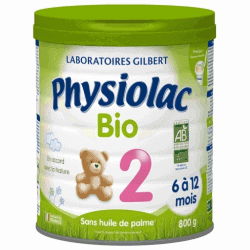 Physiolac Bio lait 2eme Age 800g