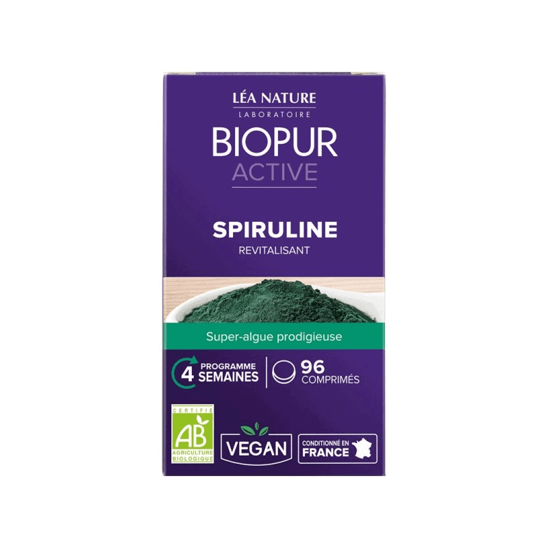 Biopur Active Spiruline 96 comprimés