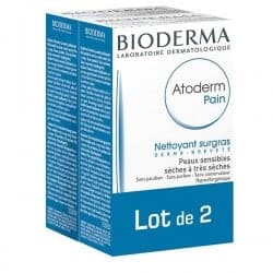 Bioderma Atoderm Pain Nettoyant Surgras Lot de 2 x 150g