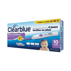 Clearblue Test d'Ovulation Digital Avancé Double Lecture 10 tests