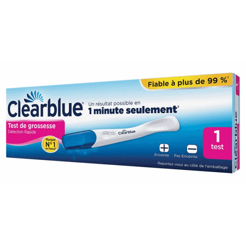 Clearblue Test de grossesse Détection Rapide 2 tests