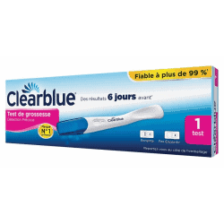 Clearblue Test de grossesse Détection Précoce 1 test