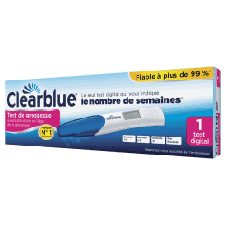 Clearblue Test de grossesse avec Estimation de l'âge de la grossesse 2 tests