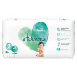 Pampers Harmonie Couche Taille 3 paquet de 46 couches
