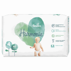 Pampers Harmonie Couche Taille 4 paquet de 40 couches