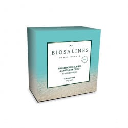 Biosalines Shampooing Solide Cheveux Secs à l'huile de Coco 75g