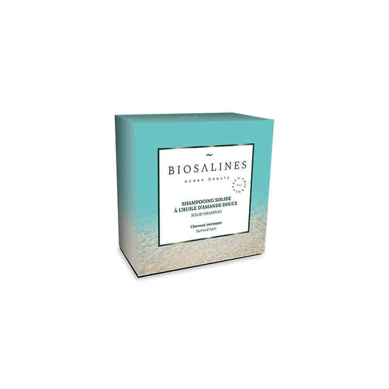 Biosalines Shampooing Solide Cheveux Normaux à l'huile d'Amande Douce 75g