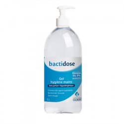 Bactidose Gel Hydroalcoolique Sans Parfum 1L