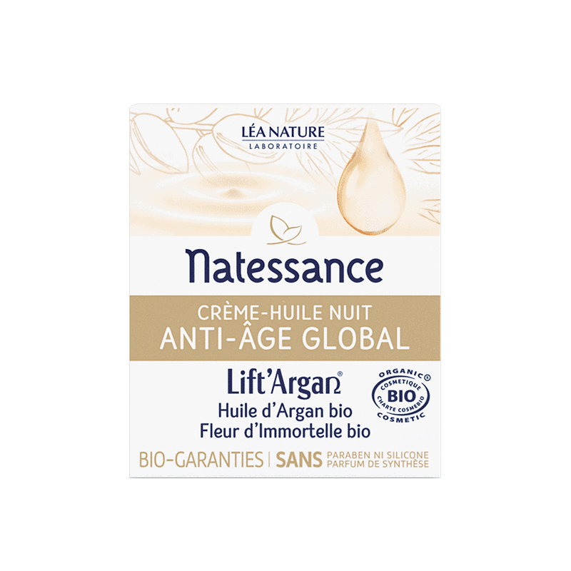 Natessance Lift Argan Crème Huile Nuit 50ml