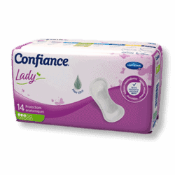 Confiance Lady Protection Anatomique Incontinence 3G 14 protections