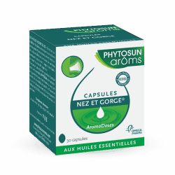 Phytosun Aroms Aromadoses Capsules Nez et Gorge 30 capsules