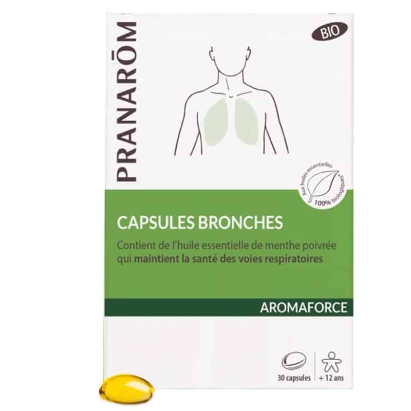 Pranarom Aromaforce Capsules Bronches 30 capsules