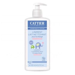 Cattier Bébé Liniment Lait Nettoyant pour le Change 500ml