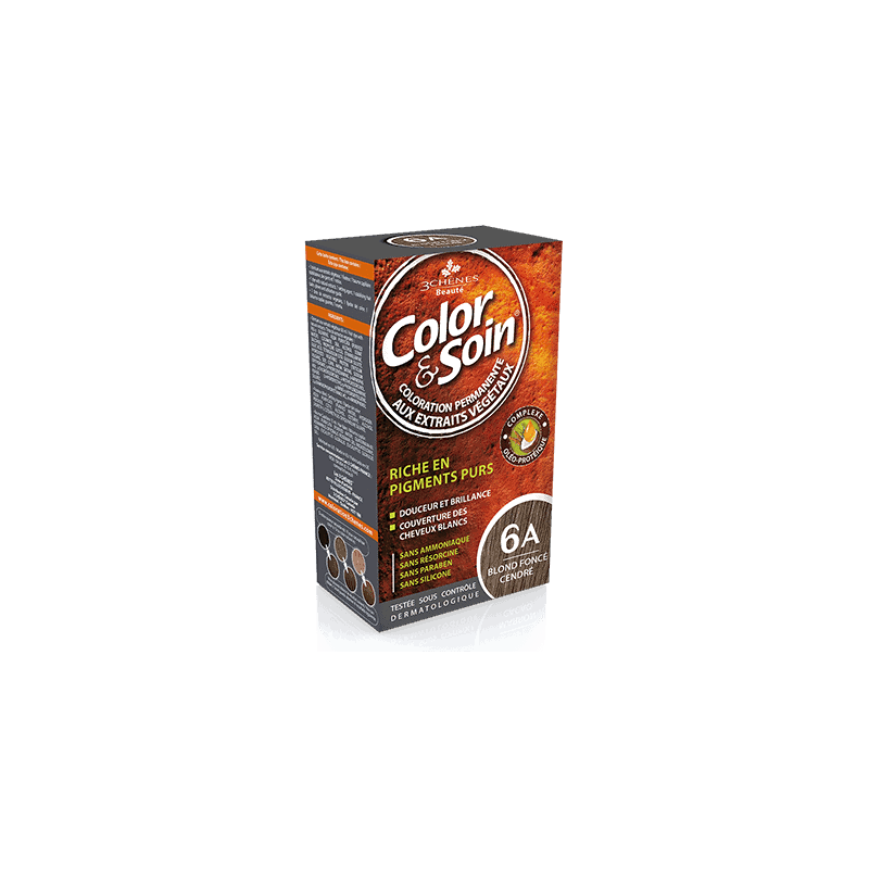Color&soin Coloration Blond Foncé Cendré 6A
