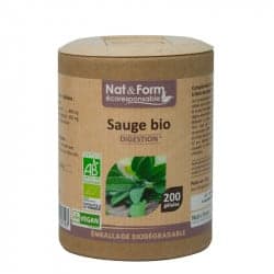 Nat&Form Ecoresponsable Sauge Bio 200 Gélules