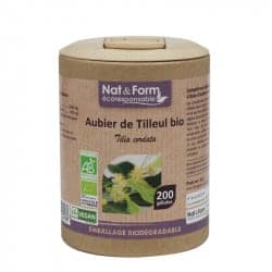 Nat&Form Ecoresponsable Aubier de Tilleul Bio 200 Gélules