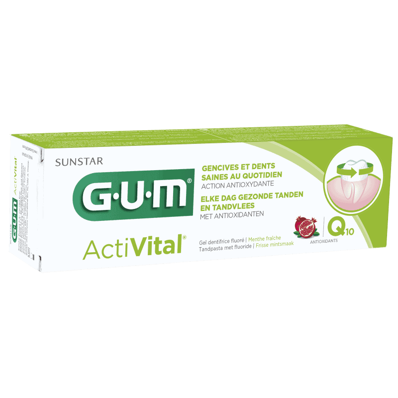 Gum Activital Dentifrice Gel Préventif 75ml