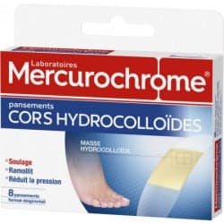 Mercurochrome Pansements Cors Hydrocolloïdes Boîtes de 8