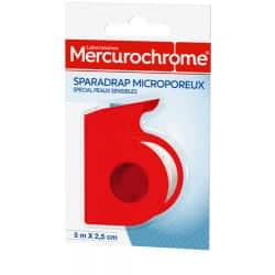 Mercurochrome Sparadrap Microporeux 5m x 2.5cm