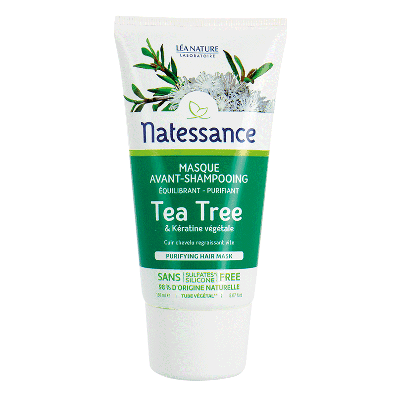 Natessance Tea Tree  Masque Avant-Shampooing 150ml