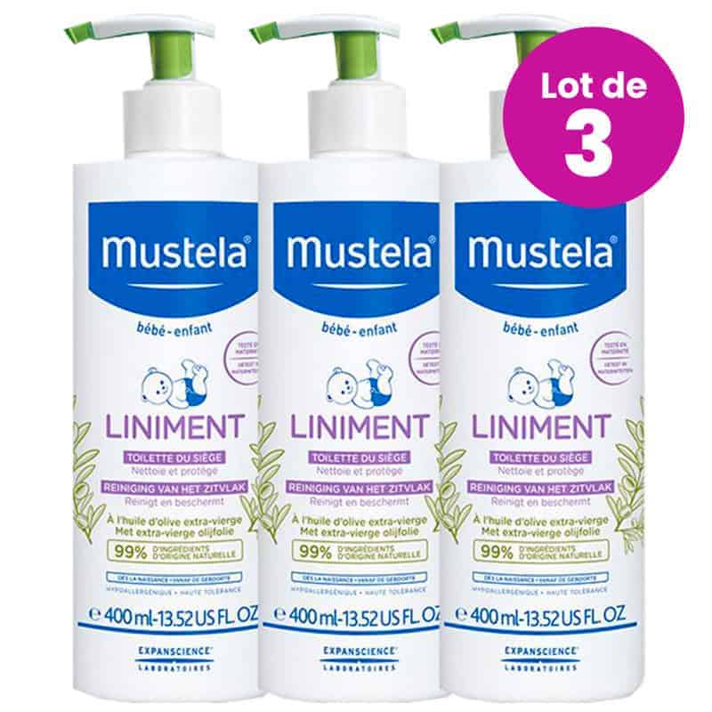 Mustela Bébé Liniment Flacon Pompe Trio 3x400ml