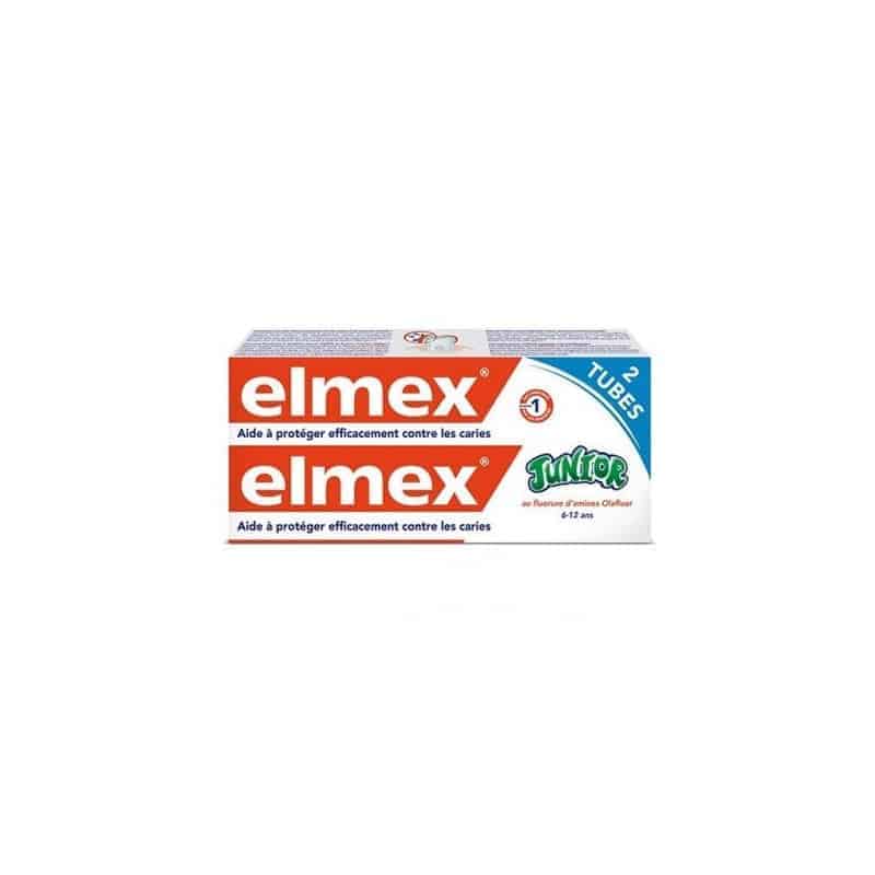 Elmex Junior 6-12 ans Dentifrice Duo 2x75ml