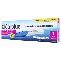 Clearblue Test de grossesse avec Estimation de l'âge de la grossesse 1 test