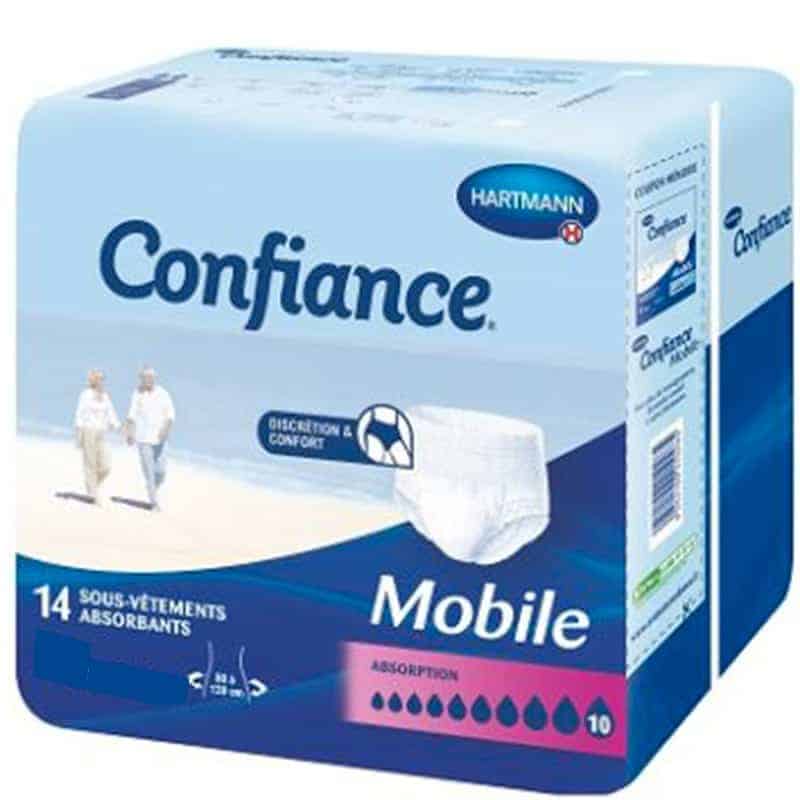 Confiance Mobile Sous-Vêtements Absorbants 10G Taille XL 14 Protections