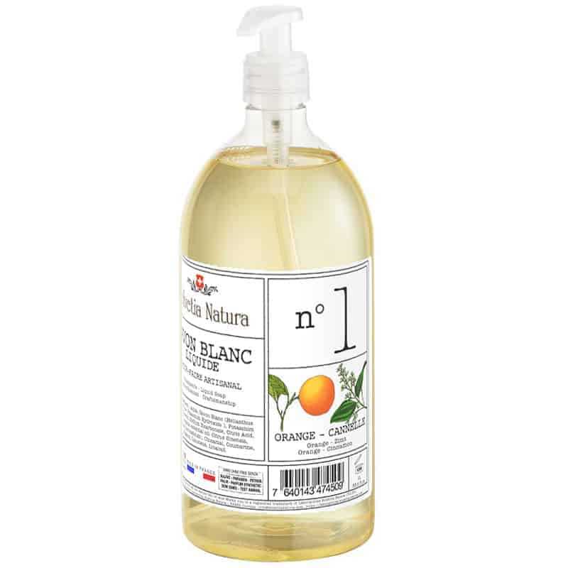 Helvetia Natura Savon Liquide N°1 Orange Cannelle 1L