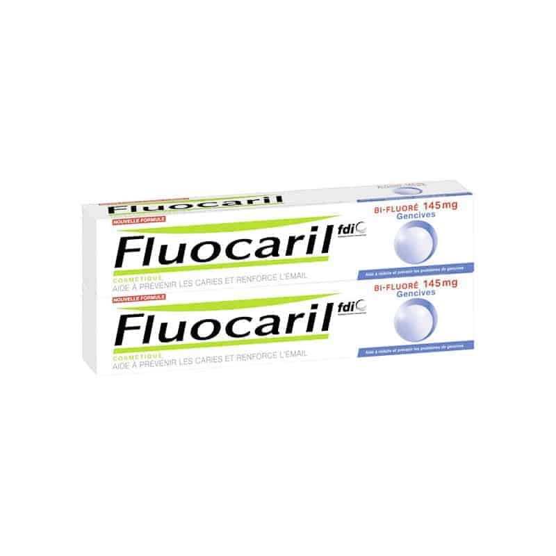 Fluocaril Dentifrice Bi-Fluoré Gencives 145mg Duo 2x75ml