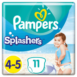 Pampers Splashers Couche de bain Taille 4-5 11 couches