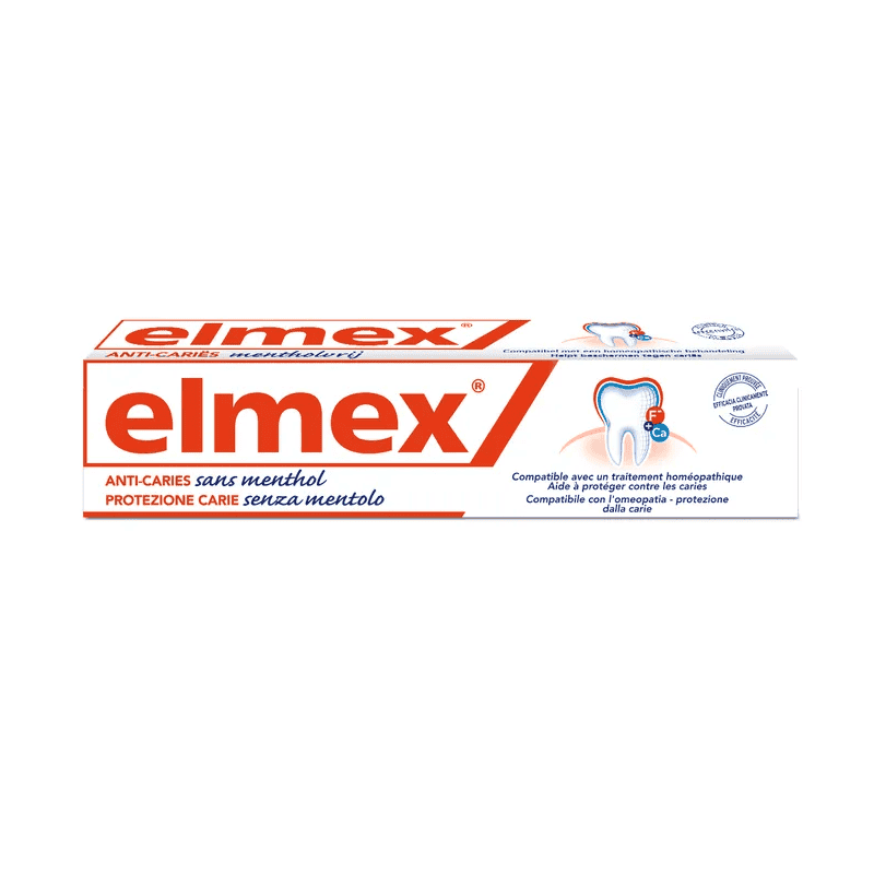 Elmex Compatible Homéopathie Sans Menthol Dentifrice 75ml