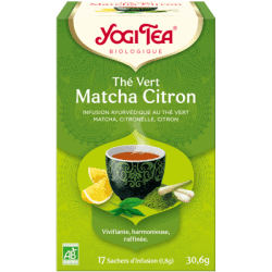 Yogi Tea infusion Ayurvédi Matcha Citron 17 sachets