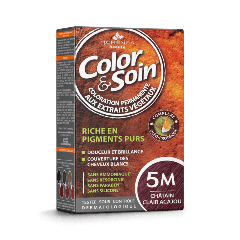 Color&soin Coloration Châtain Clair Acajou 5M