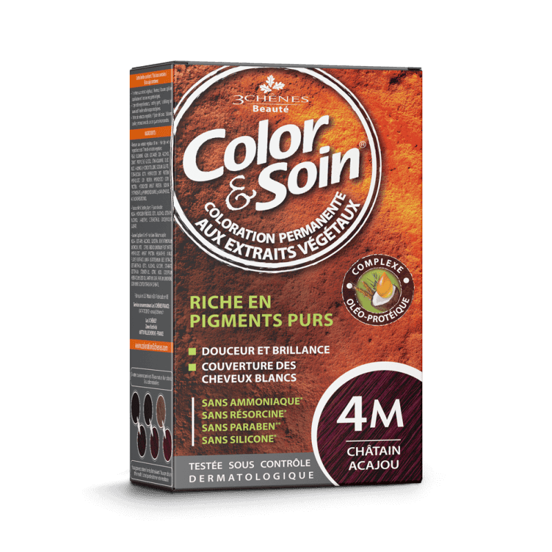 Color&soin Coloration Châtain Acajou 4M