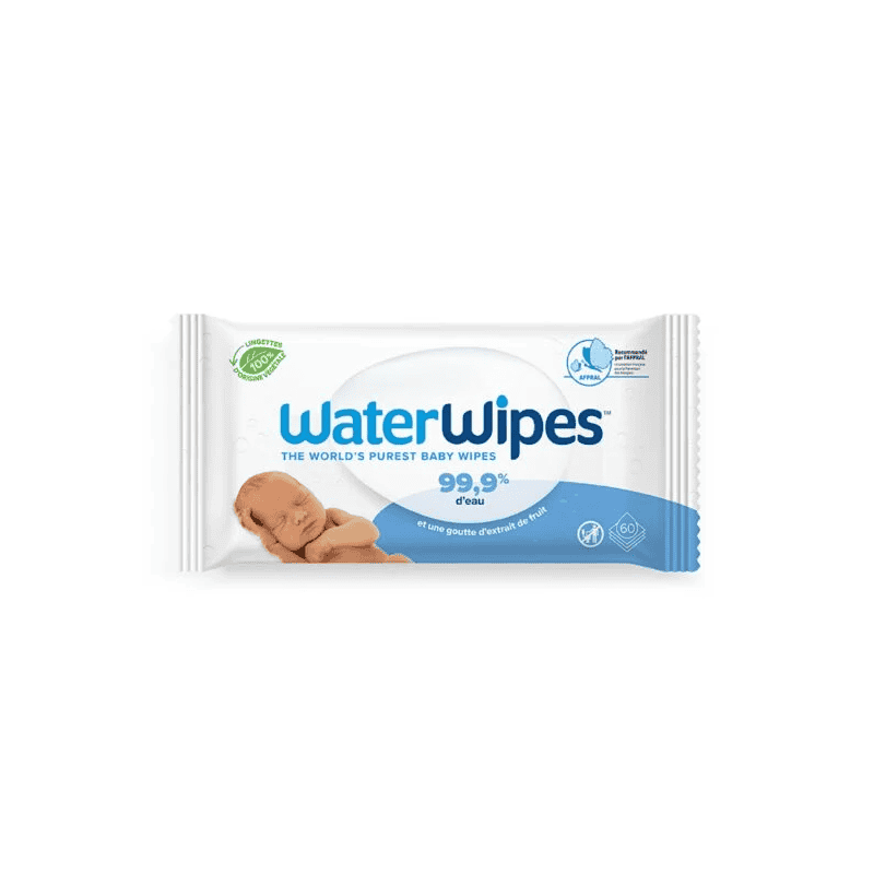 Waterwipes Lingettes Compostable 1x60 lingettes