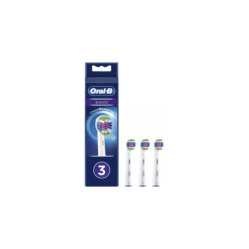 Oral B Brossette dentaire 3D White x3 brossettes