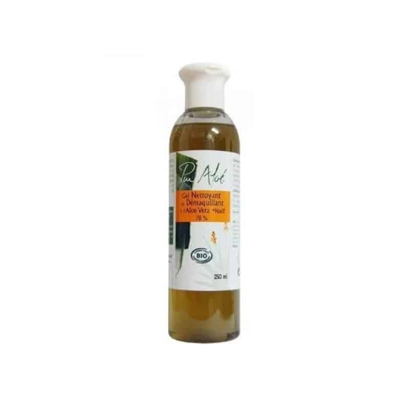 Pur Aloé Gel Nettoyant & Démaquillant Aloé Vera Bio 78% 250ml