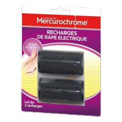 Mercurochrome Recharges pour Râpe Electrique x2