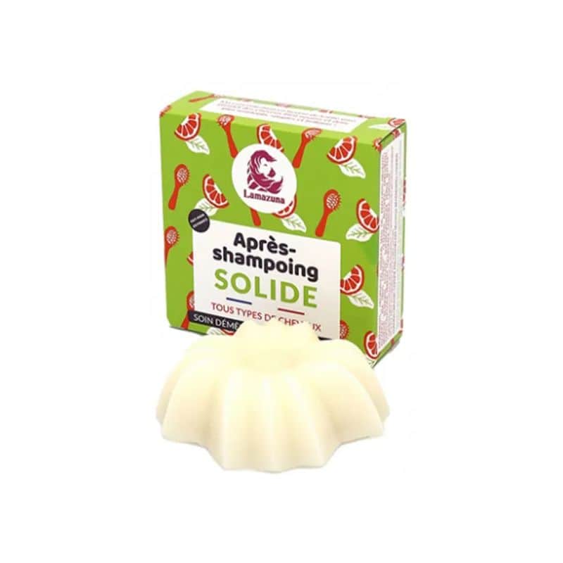 Lamazuna Après-shampooing solide Soin démélant et nourissant 74 ml Lamazuna Après-shampooing solide Soin démèlant et nourrissant 74 ml