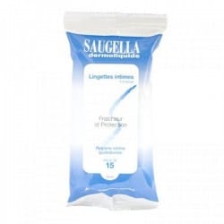 Saugella Dermoliquide Lingettes Pack de 15