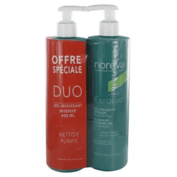 Noreva Exfoliac Gel moussant intensif DUO 2x400 ml
