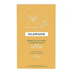 Klorane Bandes de Cires froide amande douce 6 bandes jambes